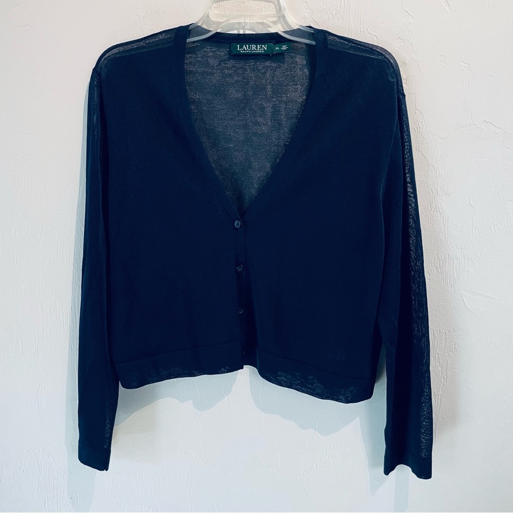 Lauren RL Navy Blue Sweater coverup